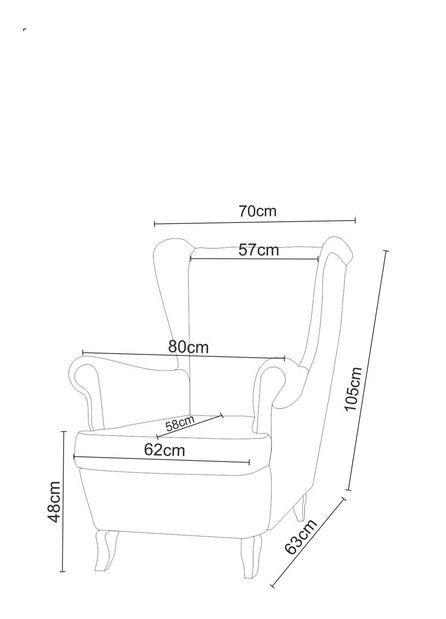 Relaxační křeslo Utopie (černá)
