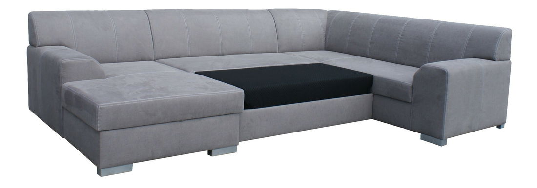 Rohová sedací souprava U BRW Bolzano U hnědá (L)