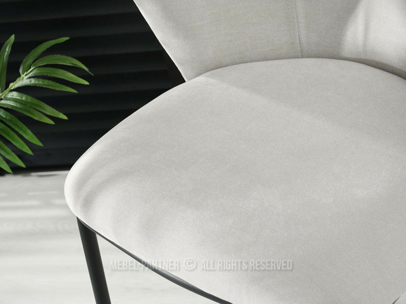 Barová židle Kurkum (šedá + černá)