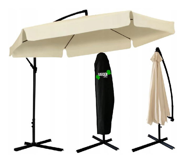 Zahradní slunečník Rona 2 (šedá)