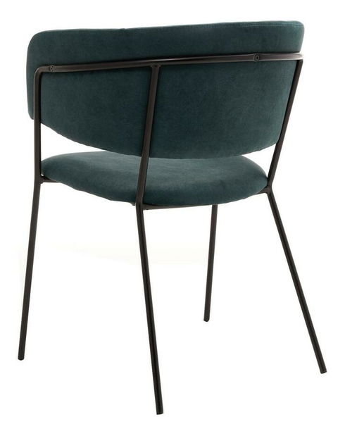 Jídelní židle Proof (zelená tmavší + černá)