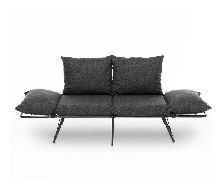 Pohovka dvousedačka Verve 2 (tmavě šedá)