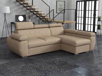 Rohová sedací souprava Gozo (béžová)