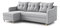 Rohová sedací souprava Lou (L) (světle šedá)
