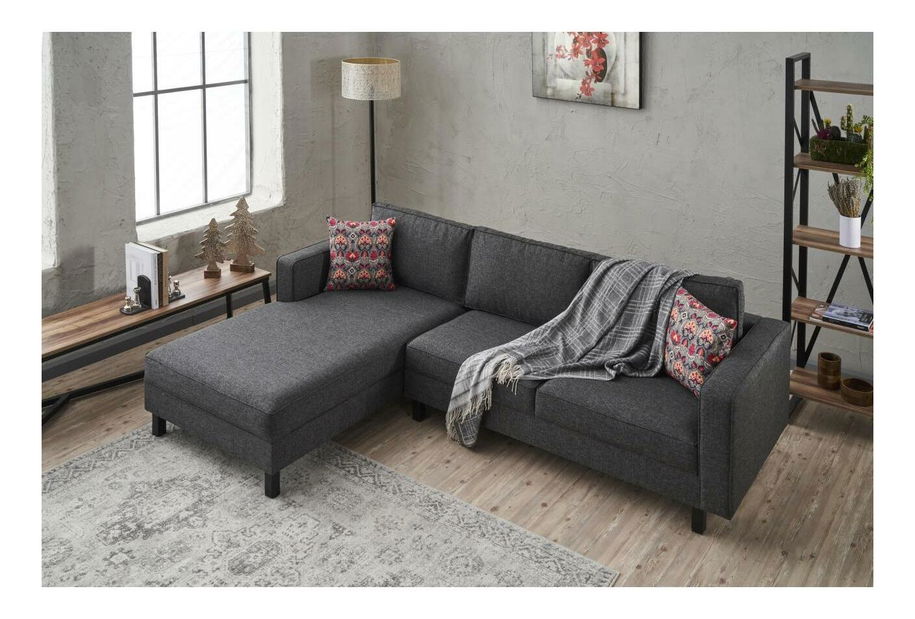 Rohová sedačka Kalen 1 (L) (antracit)