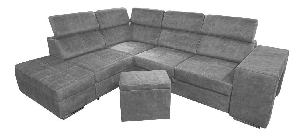 Rohová sedací souprava Maiga (šedá) (L)