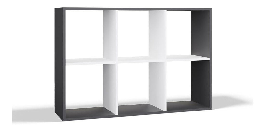 Regál Metros 3 (antracit + bílá)