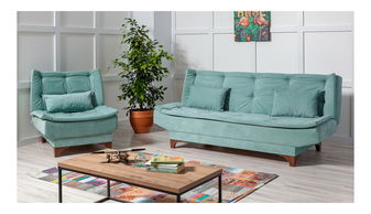 Sedací souprava 3+1 Klaudi (mořská) *bazar