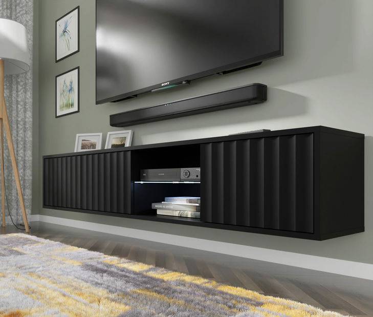 TV stolek/skříňka 156 Vinear (černá)