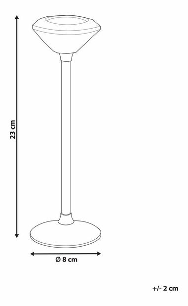 Svícen Slimy (stříbrná)