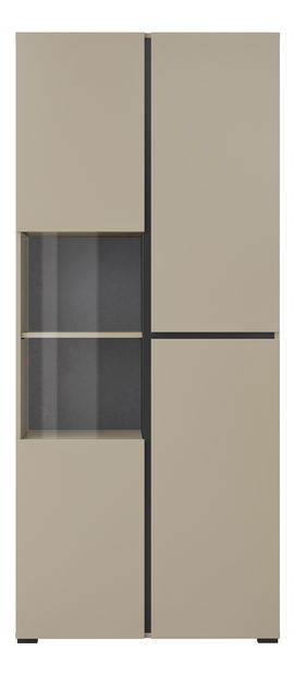 Vitrína Crossroad C12 (congo + černá)