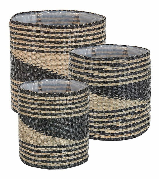 Sada 3 květináčů Ratty (béžová)