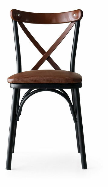 Set 4 židlí Erica (Hnědá)