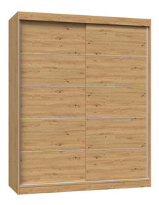 Šatní skříň s posuvnými dveřmi Igatossa 160 B (dub artisan)