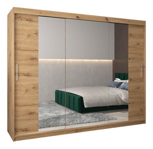 Šatní skříň 250 cm Toki 2 (Dub artisan + Dub artisan)