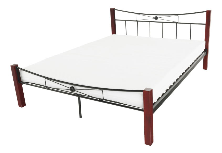 Manželská postel 160 cm Pearly (s roštem)