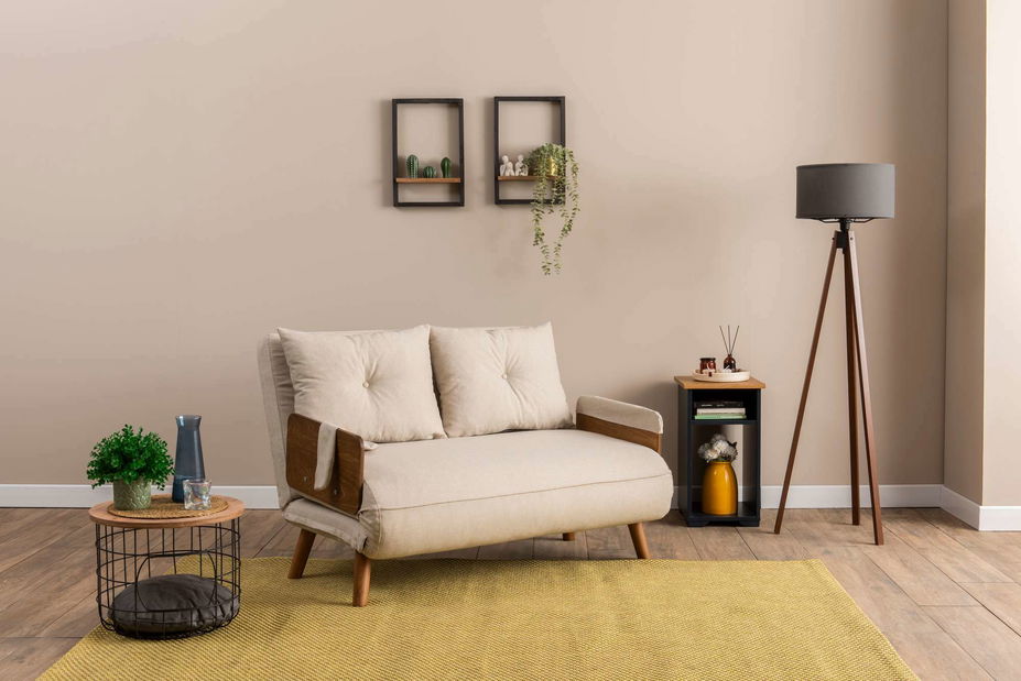 Pohovka dvousedačka Como P (krémová)