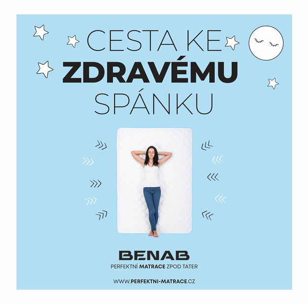 Vrchní matrace / Topper Benab Viscool Horse 200x140 cm (T2/T5) (Medicott Silver) *výprodej