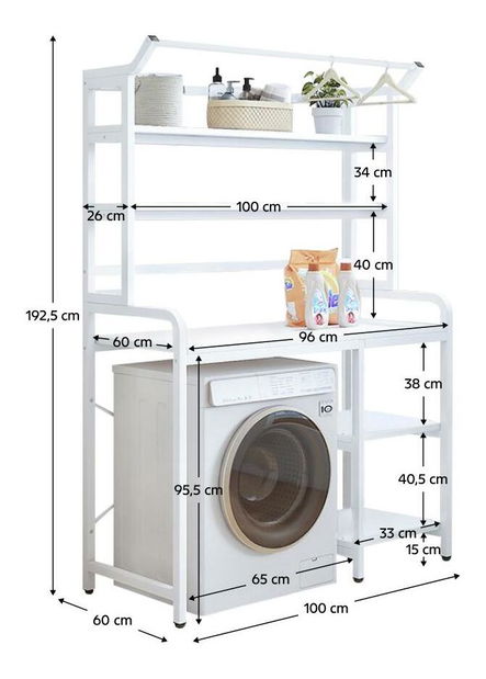 Regál Jaba (bílá)