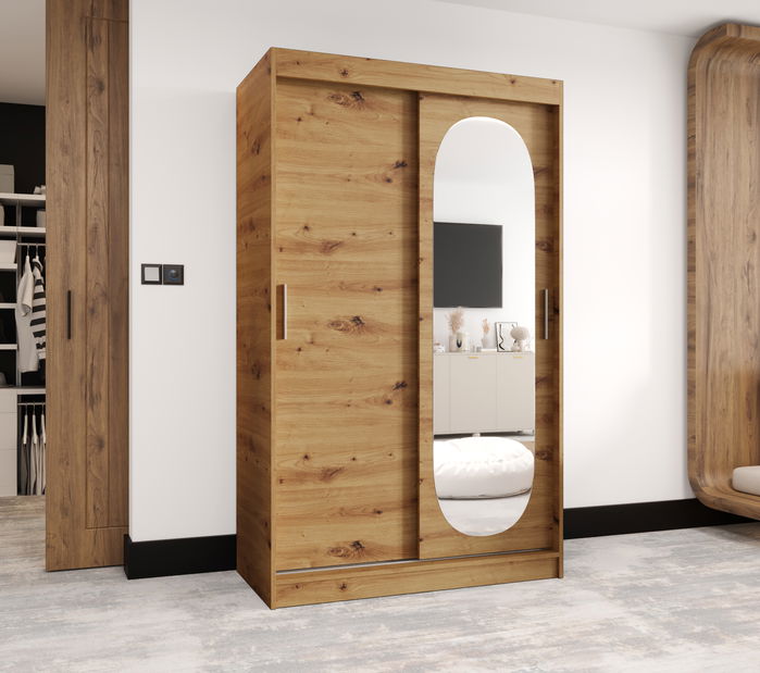 Šatní skříň 120 cm Ronny (dub artisan)