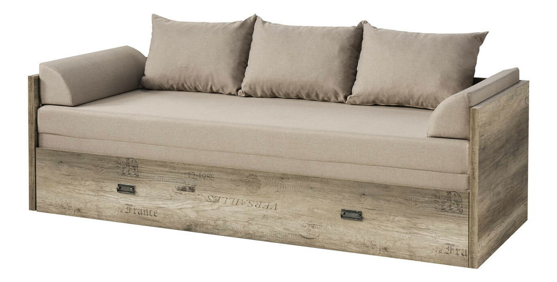 Rozkládací postel 80 až 160 cm BRW Malcolm LOZ/80/160