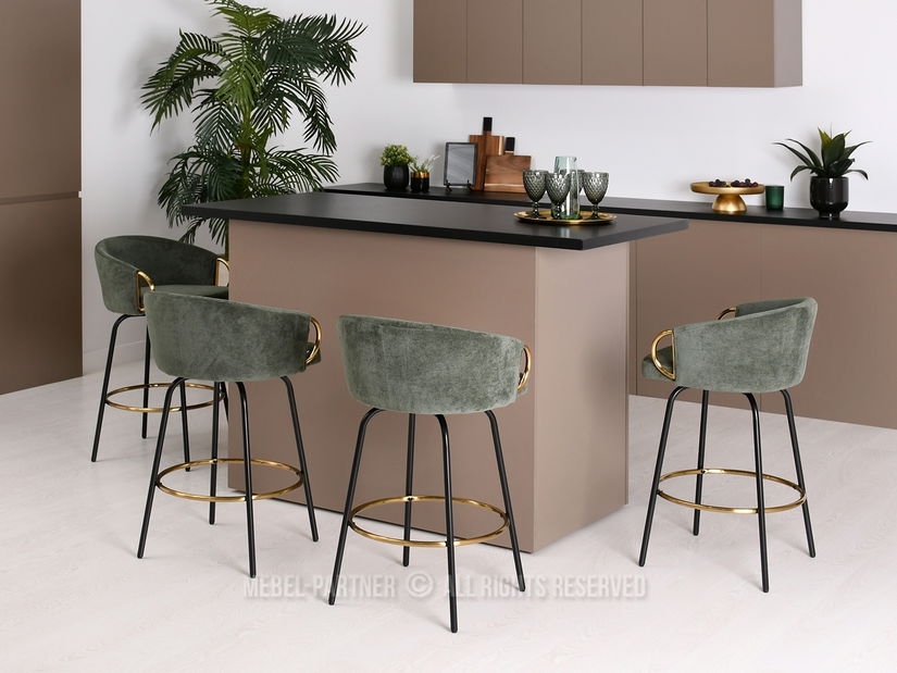 Židle Carma H (zelená + černá)