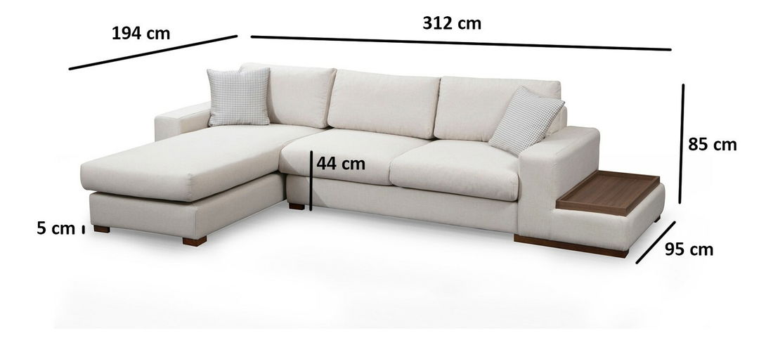 Rohová sedací souprava Lopy 10 (L)