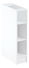 Dolní kuchyňský regál D20P Sillina (bílá)