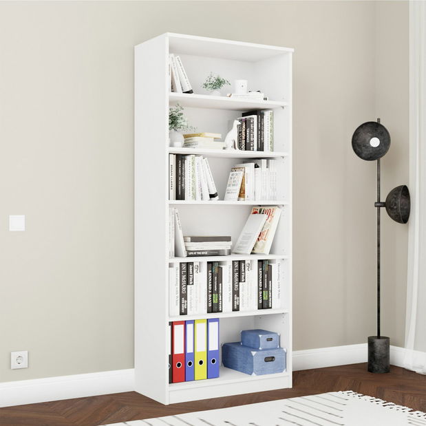 Vitrína Luckiny V (bílá)