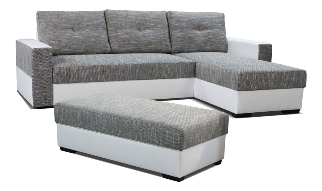 Rohová sedací souprava Arenna 2+L (P) (s taburetem)