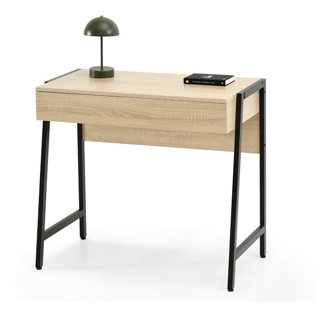 PC stolek Norsinimo (sonoma + černá)