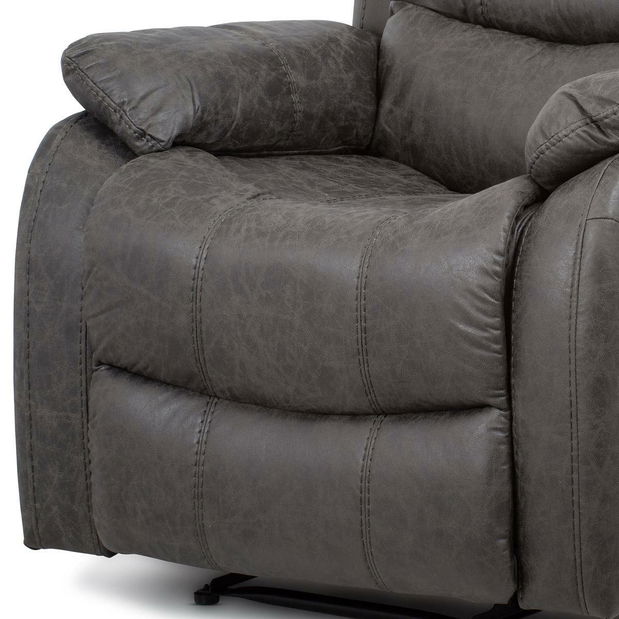 Polohovací křeslo Troquelados (šedá)