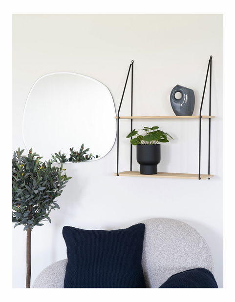 Set 2 ks květináčů Fdonina (černá)