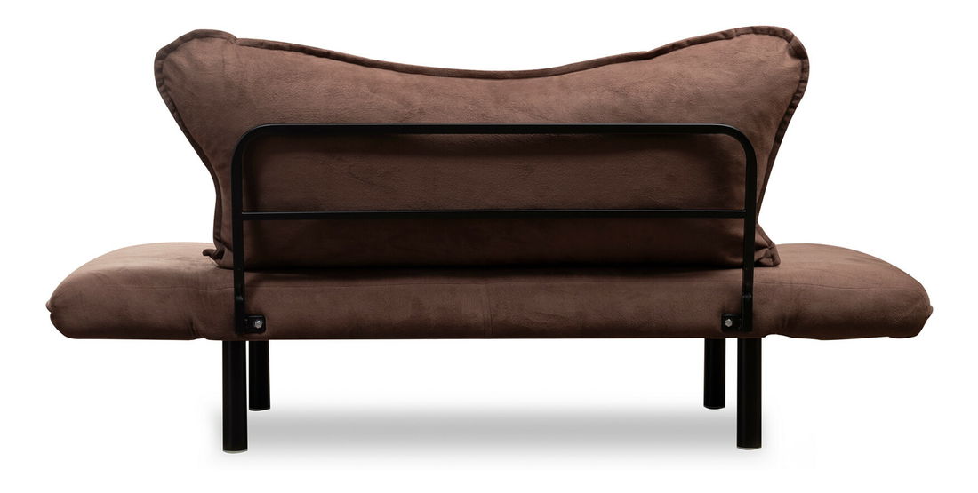 Rozkládací pohovka dvoused Chatty (hnědá)