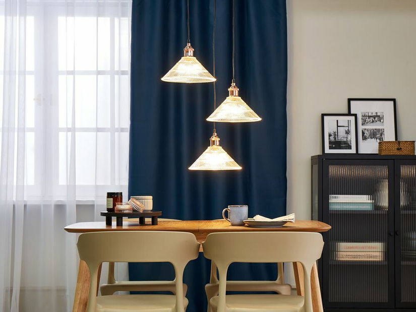 Závěsné svítidlo Curry (průhledná)