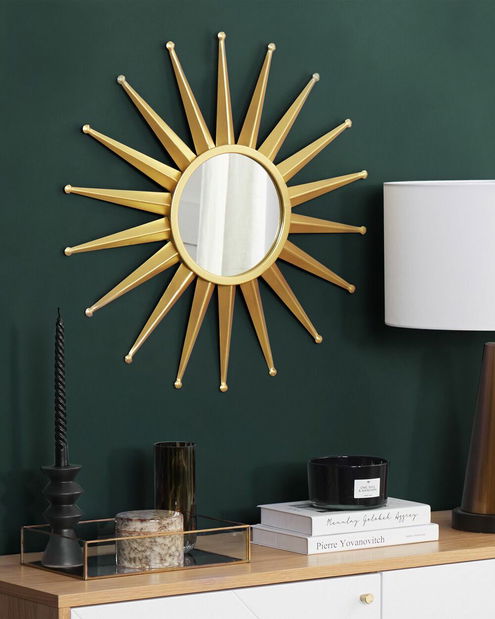 Nástěnné zrcadlo Perza (zlatá)