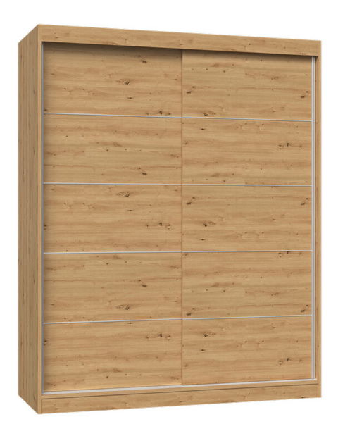 Šatní skříň s posuvnými dveřmi Igatossa 160 B (dub artisan)