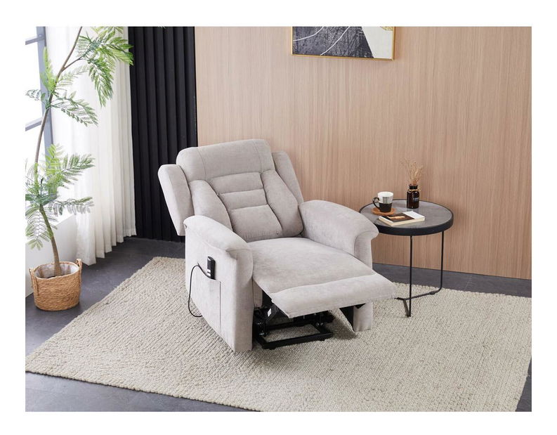 Polohovací křeslo Tonta (lanýžová)