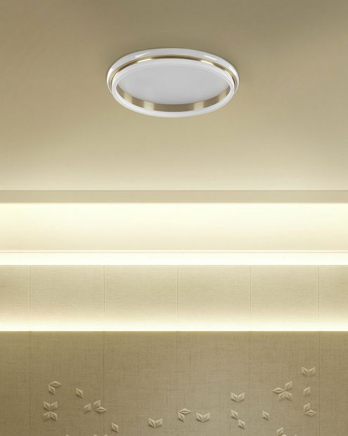  Stropní svítidlo Tanner (zlatá + bílá)