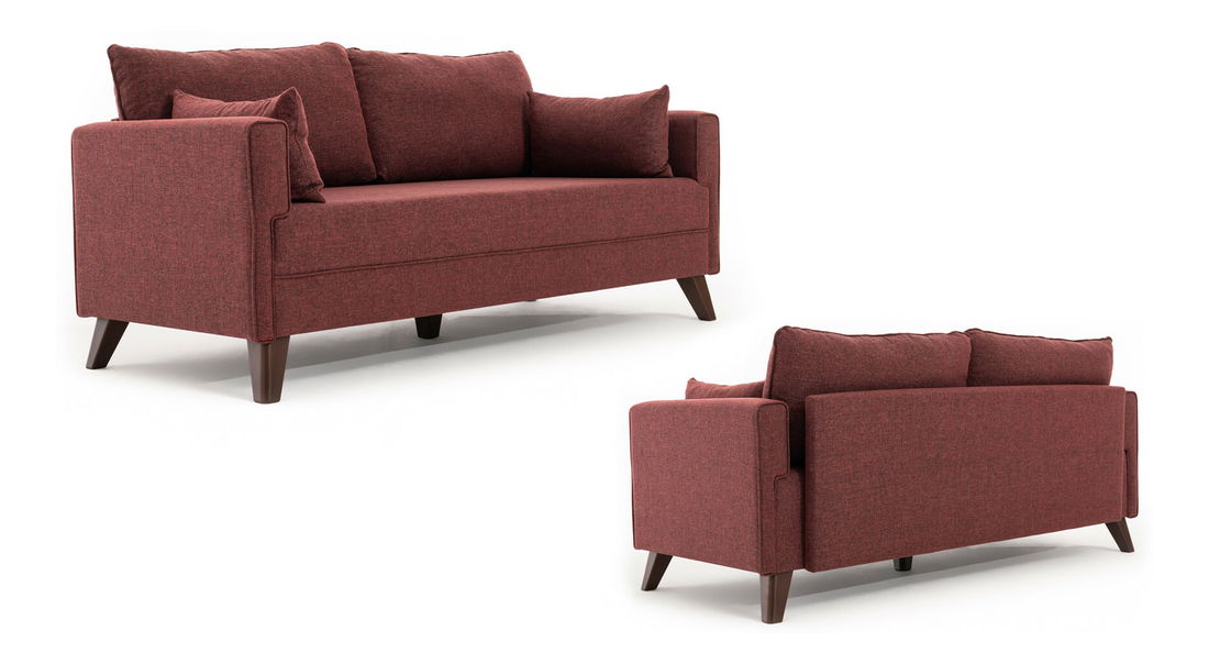 Pohovka třísed Bellina (bordó)