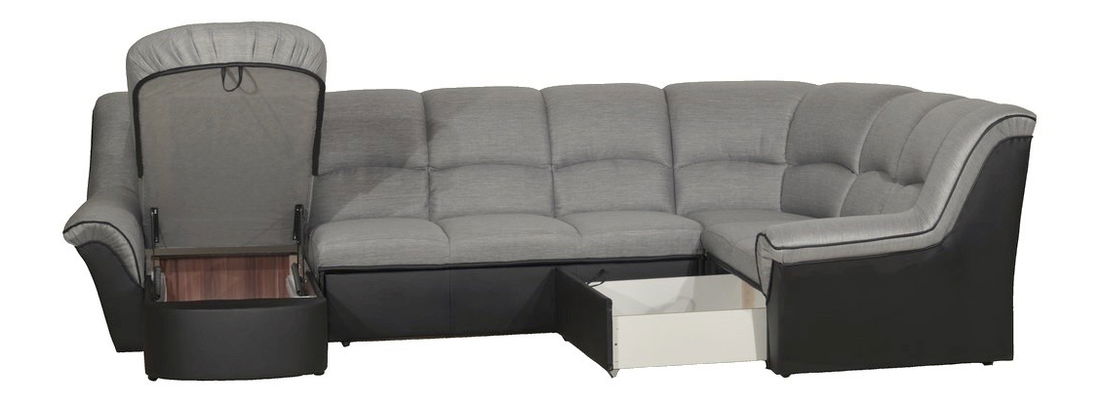 Rohová sedací souprava U Liza Falco 5/Madryt 1100 (P)