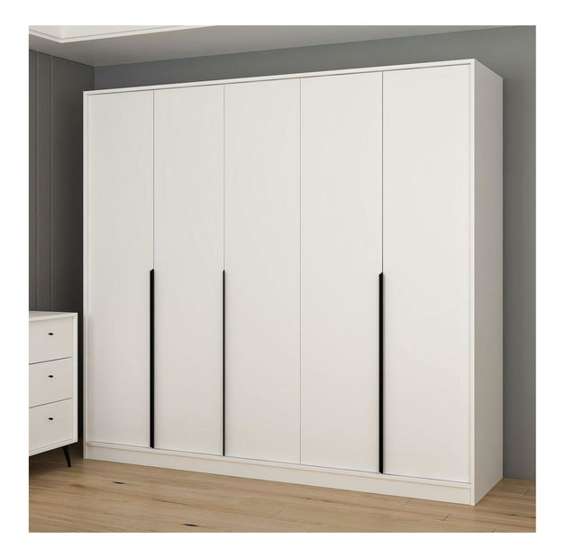 Šatní skříň Larimar (bílá)