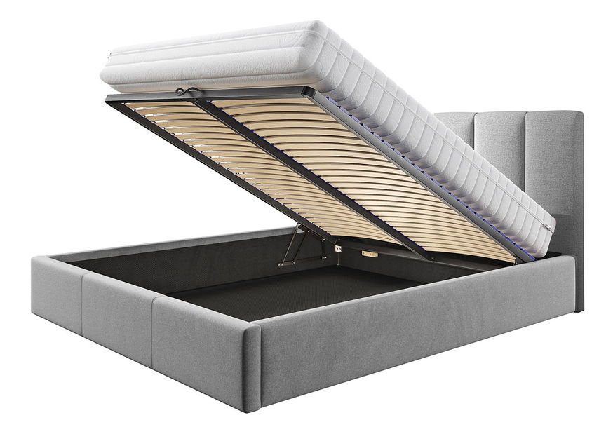 Manželská postel 160cm Tess (šedá)