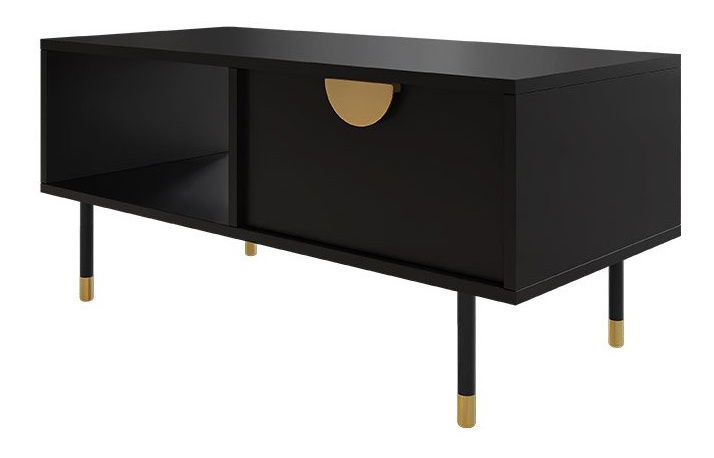 Konferenční stolek Tildo 1K (černá) *bazar