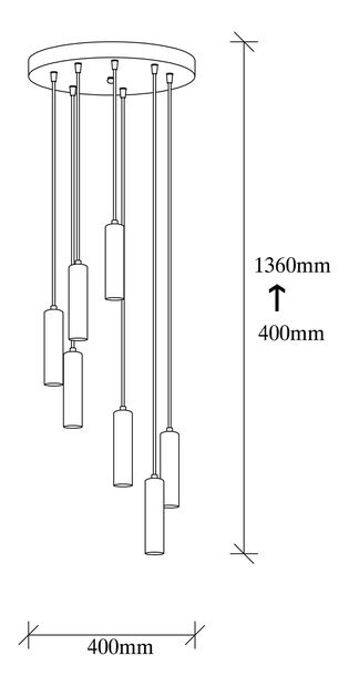 Stropní svítidlo Tello 6032