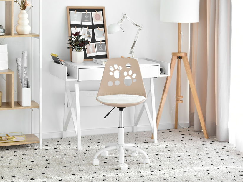 Dětská židle Footy (béžová + bílá)