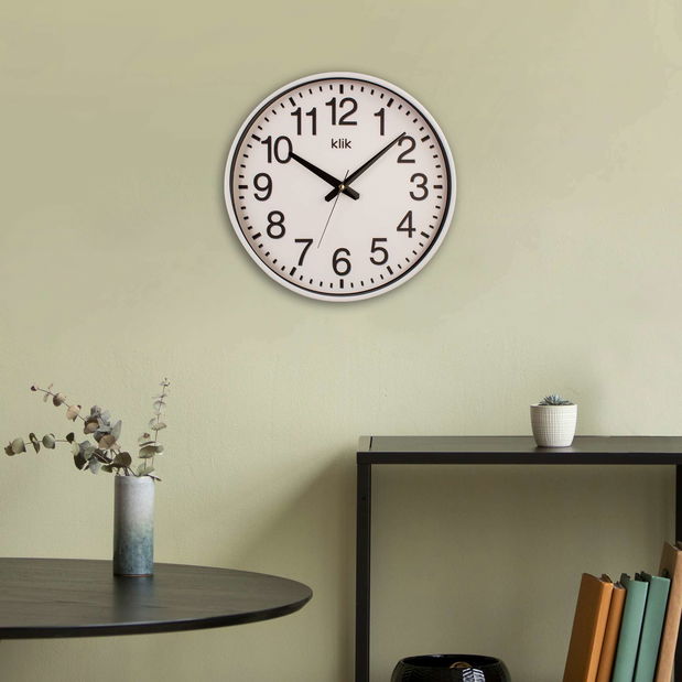 Nástěnné hodiny Ulla (černá)