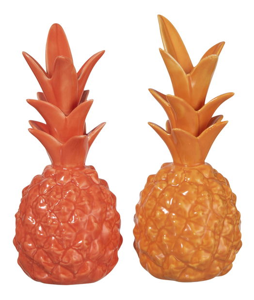 Ovoce (bílá + oranžová) 21x9x9cm