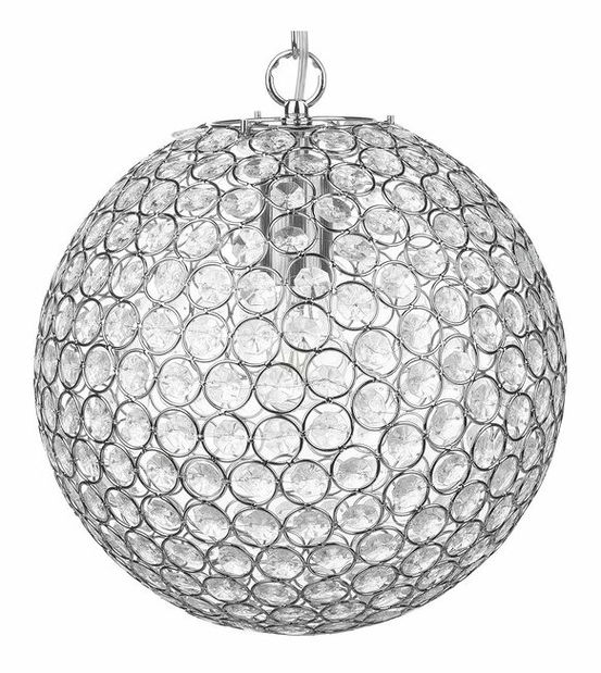 Závěsná lampa Tacoma (stříbrná)