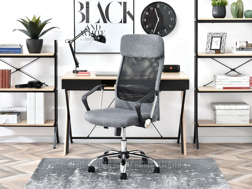 Křeslo Kuba (šedá + černá)